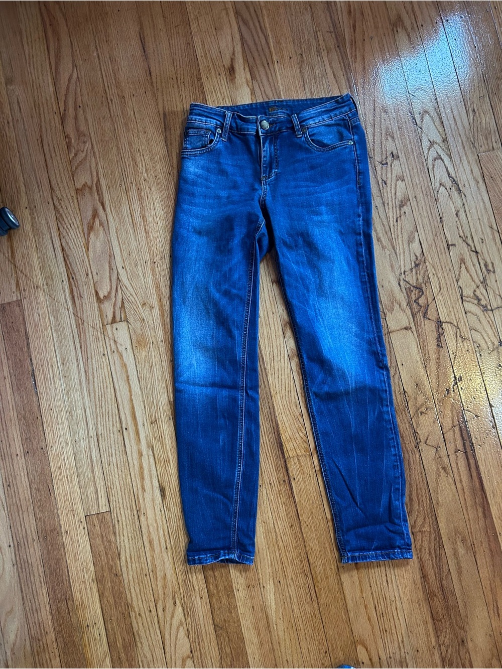 Kut from the Kloth Boyfriend Women's Dark Blue Slim Jeans